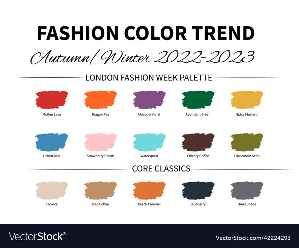 Fashion Color trends 2023