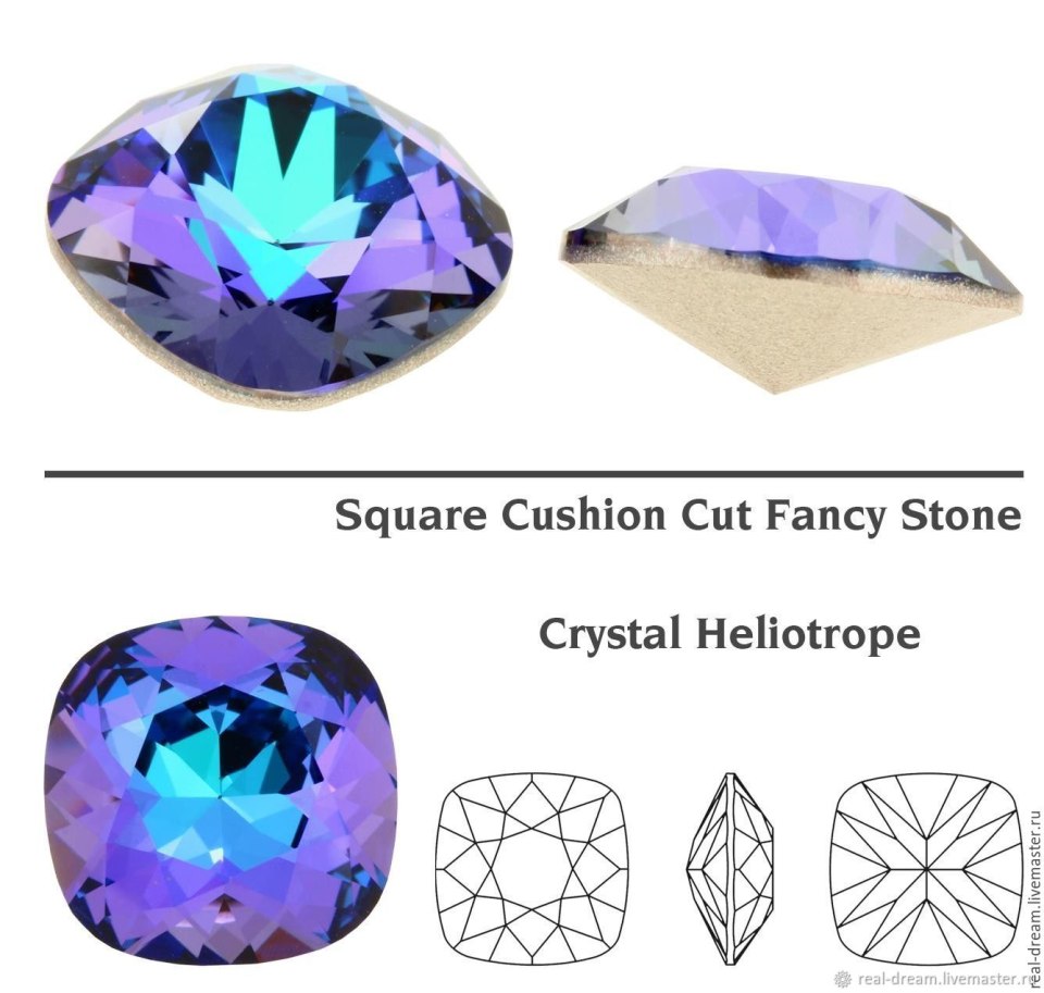 Кристалл Swarovski Heliotrope