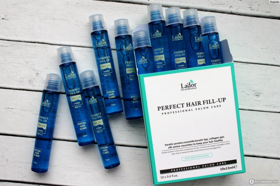 Набор филлеров для восстановления волос lador perfect hair Filler Limited Edition