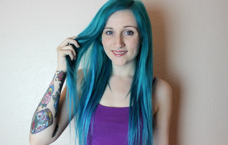 Crazy Color Peacock Blue