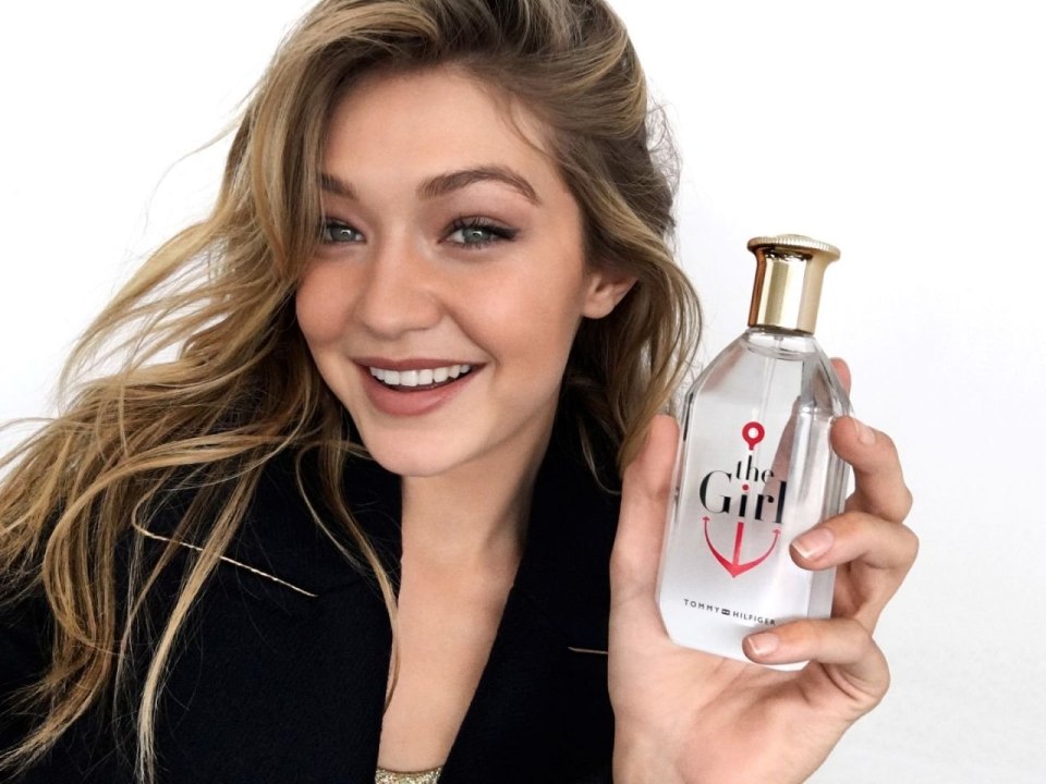 Gigi Hadid для парфюма Томми