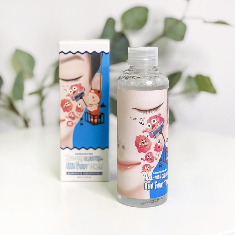Тонер с фруктовыми кислотами Hell-Pore clean up Aha Fruit Toner 200мл