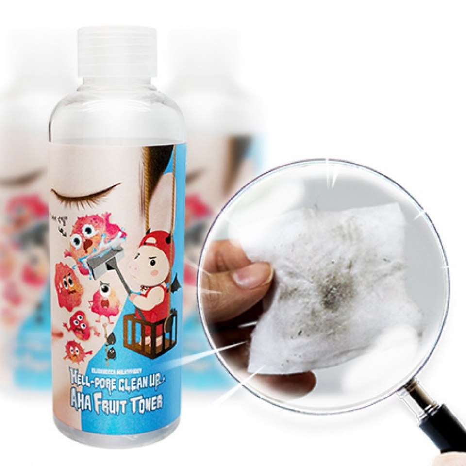 Тонер Елизавекка Elizavecca Hell-Pore clean up Aha Fruit