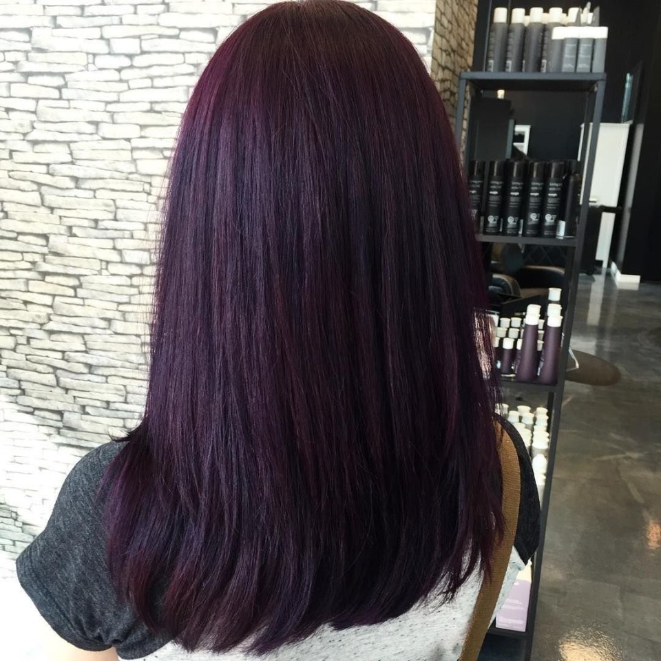 Фиолетовый цвет волос — тонкости выбора подходящего оттенка