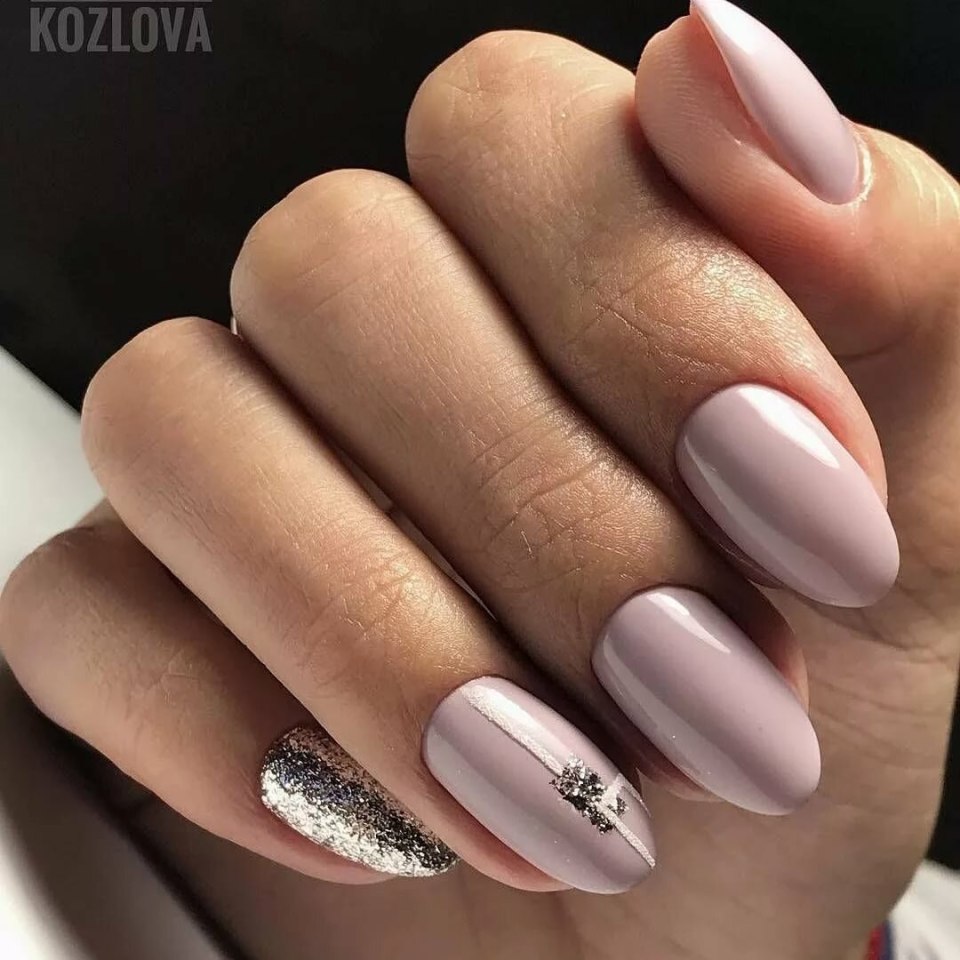 Ногти классика элегантные