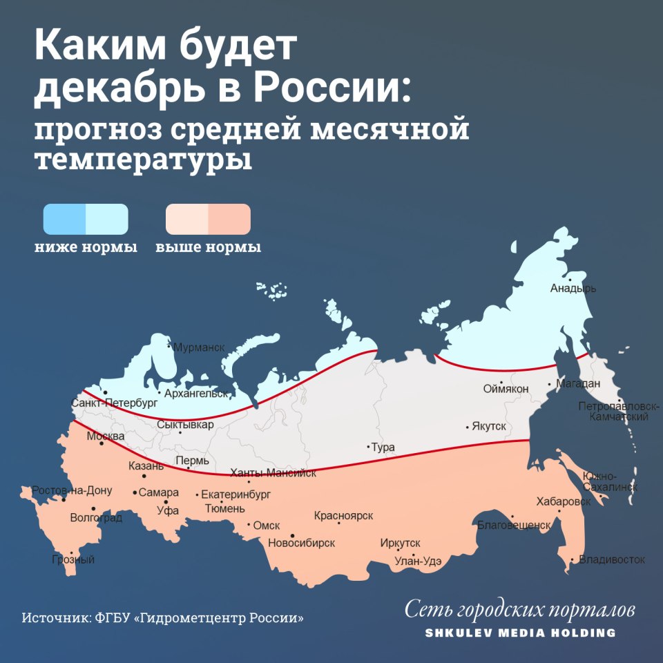 Температура зимы 2021-2022