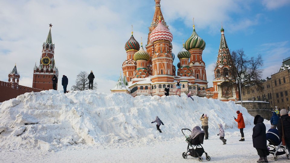 Москва снегопад 2021
