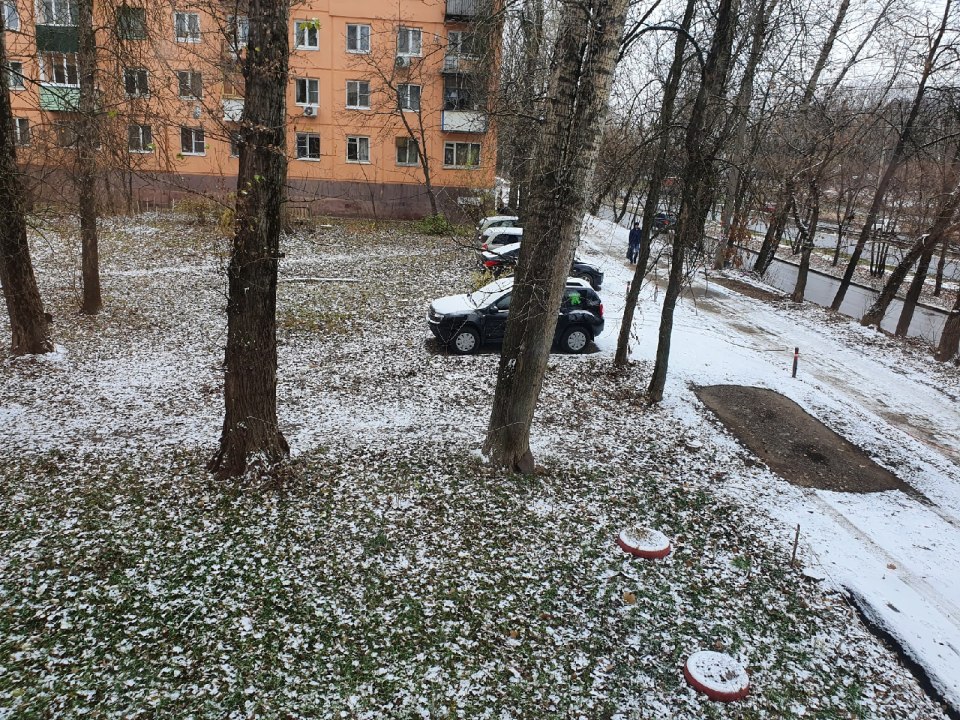 Выпал первый снег