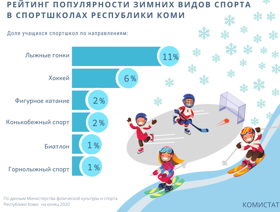 Самые популярные зимние виды спорта