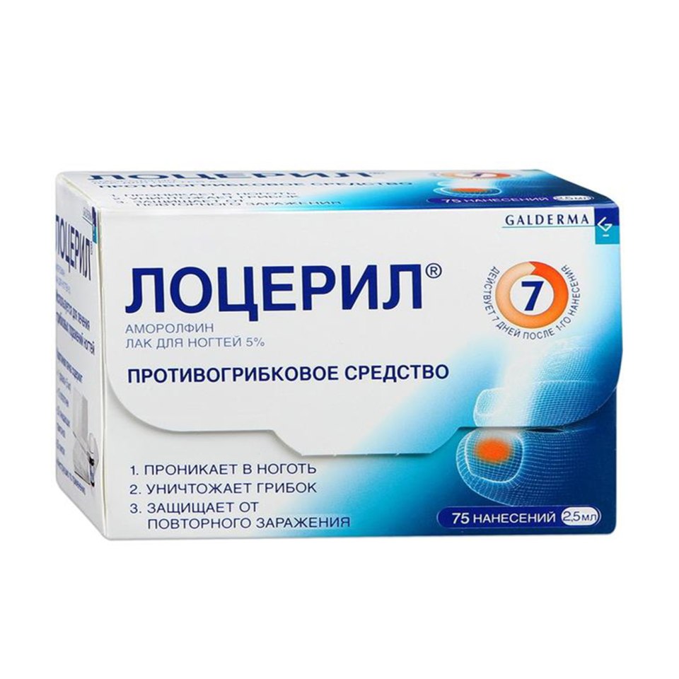 Противогрибковый препарат лоцерил