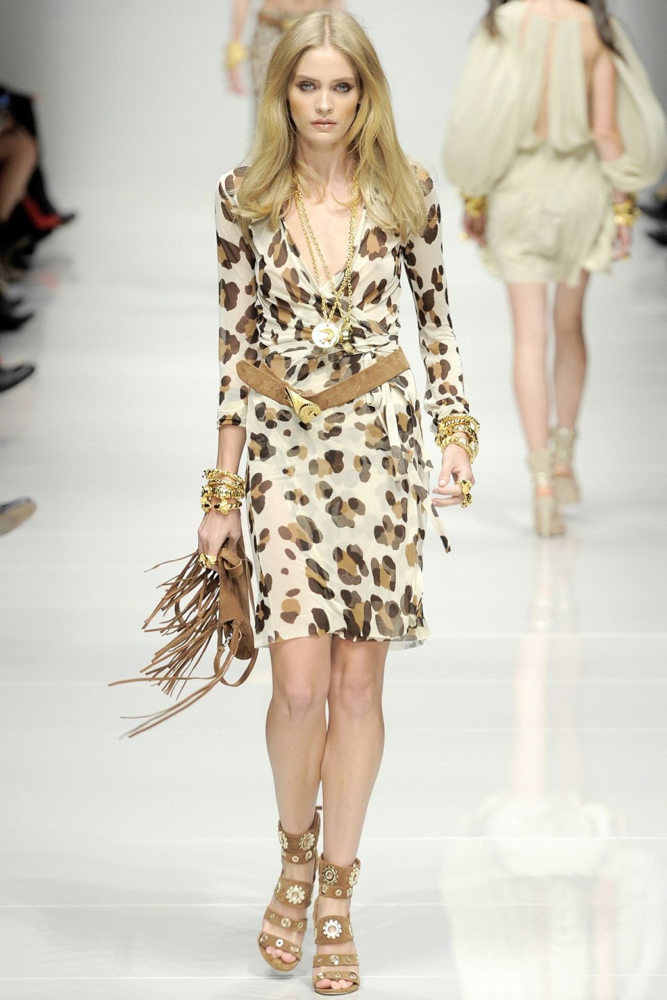 Blumarine платье леопардовое