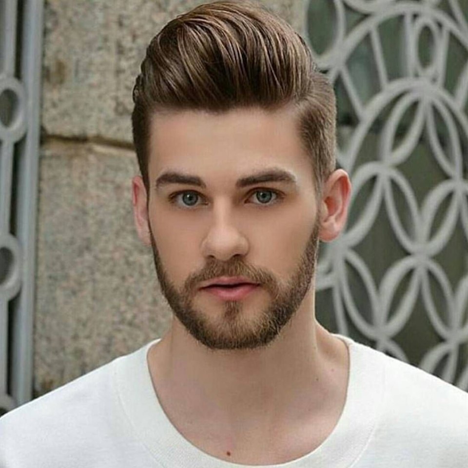 Помпадур Pompadour стрижка