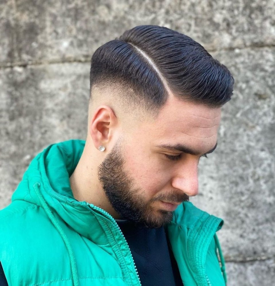 A Parting Hairstyle