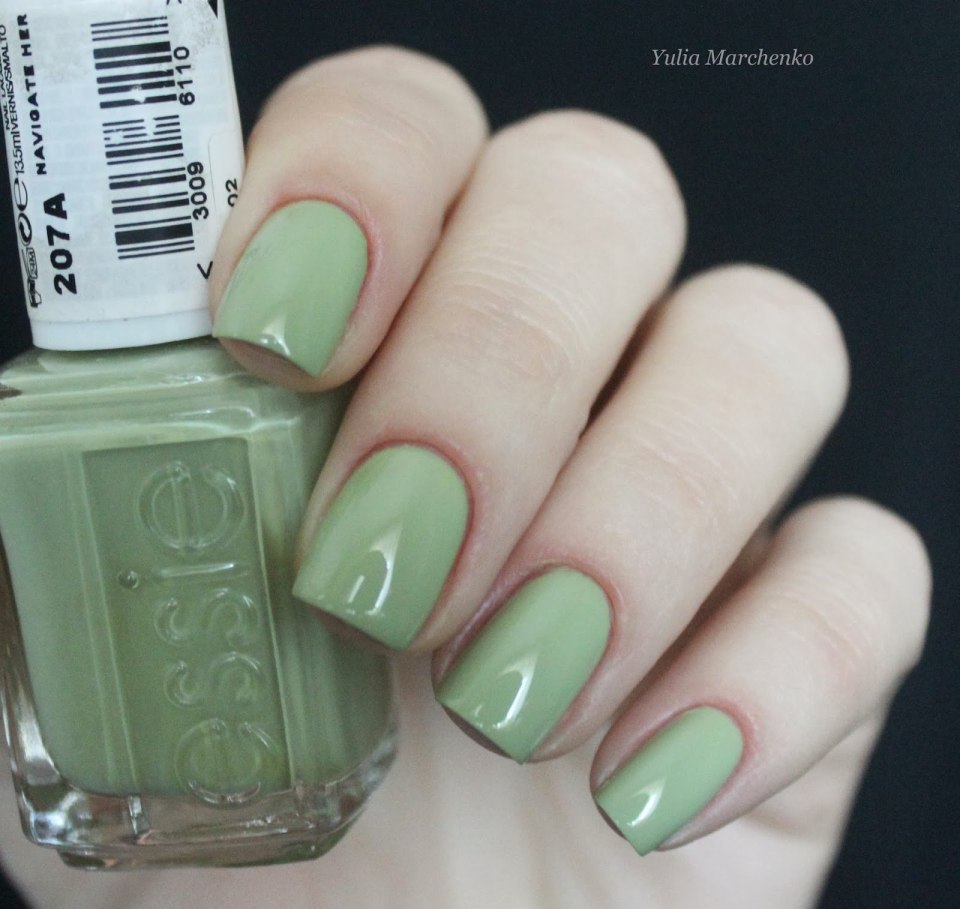 Essie модные оттенки зеленый