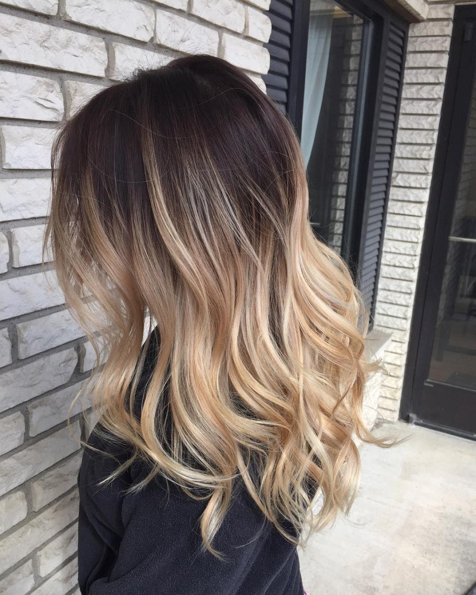 Streaked hair